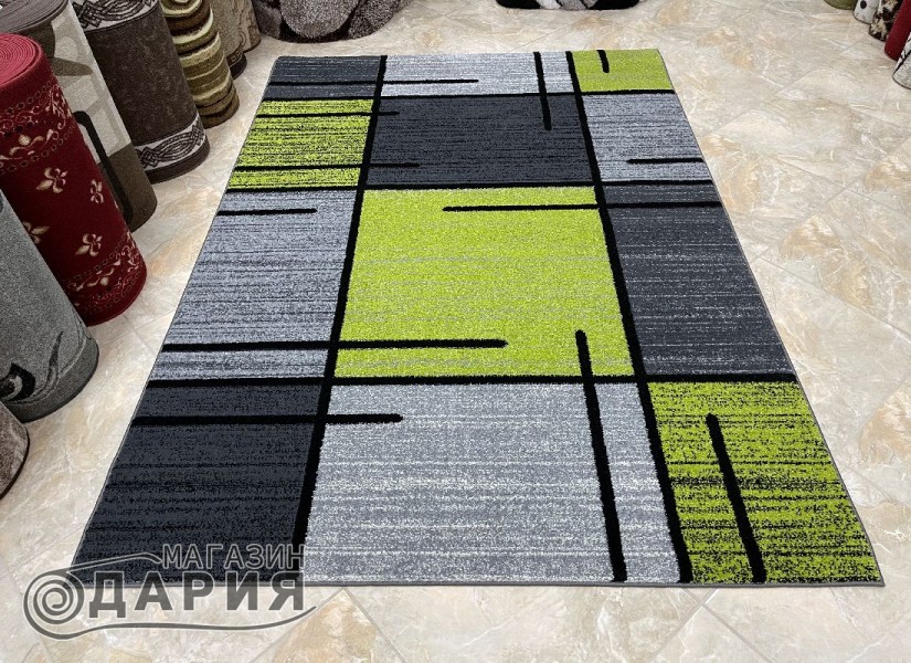 Тъкан килим MAGNOLIA 704 l.grey/green